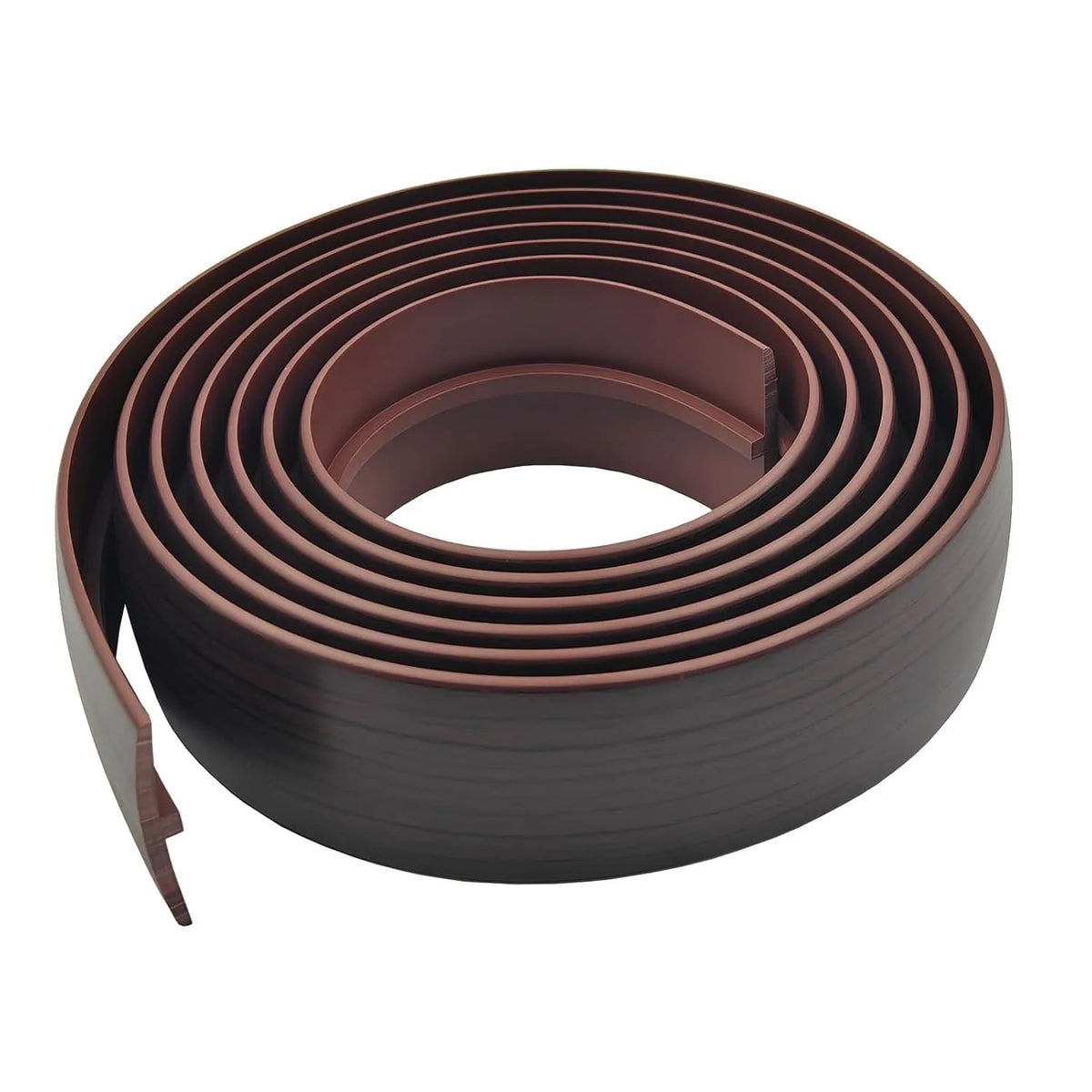 joint transition auto adhésif grain bois marron moderne protection rondelles 50mm 8mm