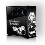 autocollants graphiques anime gojo yuji blanc noir décoration boîte rangement modernes stickers opaques