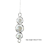 decoratives transparentes dorées facettes moderne élégant collier chaines dorées or