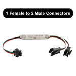 amplificateur signal led connecteur électronique câble noir rouge bleu blanc ws2812b ws2811 sk6812