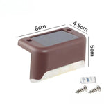 lumière solaire moderne noire blanche semi transparente clips extérieure décoration jardin cloison escalier