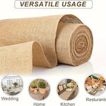 nappe table tissu texturé beige rustique saisonnalité noël halloween carnaval mariage rusticité farmhouse