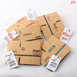 miniatures colis FedEx DHL Amazon UPS EMS STO SF express carton papier opaques logos