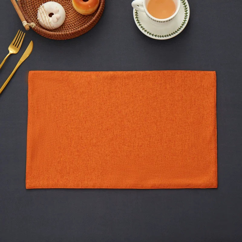 serviettes table beiges toile lin classiques respectueuses environnement 12x18''