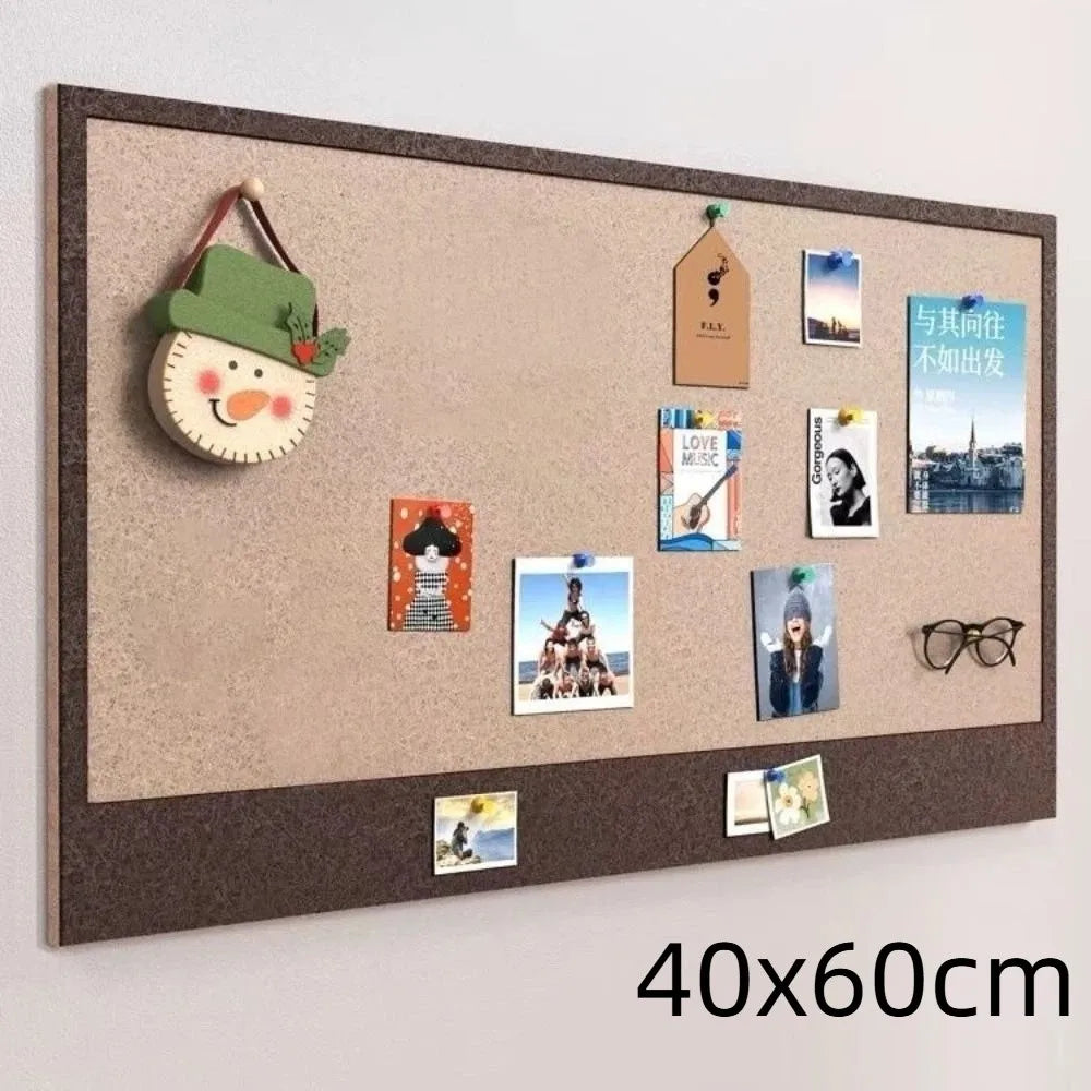 tableau feutre moderne auto adhésif noir beige gris vert fixations velcro clous