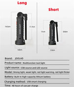 lampe travail rechargeable aimant noir led usb variateur modes opacité moderne pratique