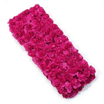 couronnes artificielles roses violet rouge bleu blanc jaunes intérieur décoration mariage anniversaire baby shower