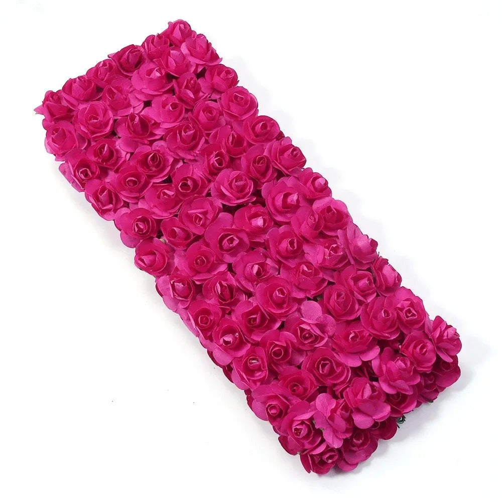 couronnes artificielles roses violet rouge bleu blanc jaunes intérieur décoration mariage anniversaire baby shower
