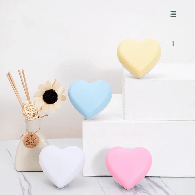 veilleuse nuit led blanc jaune rose coeurs moderne minimaliste adhésif économique flux lumineux