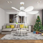 ventilateur led blanc moderne 20.5 inch télécommande dimmable flux lumineux 249 2000