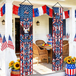 bannière étoiles aigle américaine bleu blanc rouge étoiles étoile clips décorative fête anniversaire patriotic