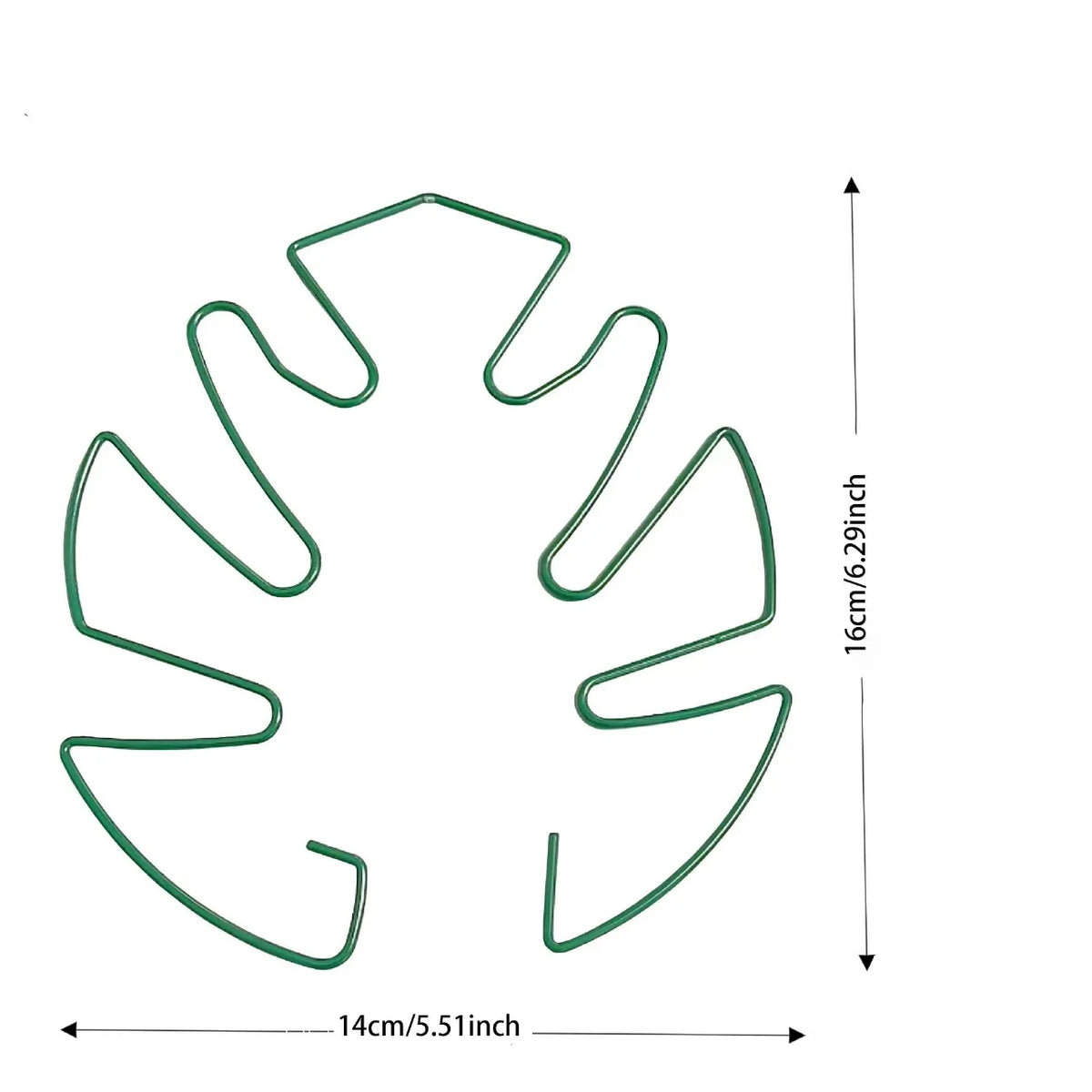 support murale plante acier robuste extérieur intérieur moderne vert doré clips facile