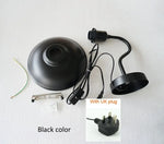 lampe murale industrielle vintage bronze noir argenté prise fixée mur adaptable cuisine salle manger