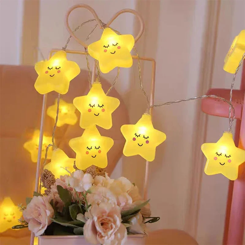 Guirlande lumineuse étoile LED sur batterie