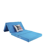 matelas pliant portable éponge tapis couchage sol noir moderne fonctionnel