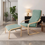 housses chaise coussin repose pieds vert pastel imprimé feuilles moderne polyester extensiblesextérieur mariage banquet
