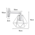 applique murale led moderne bois blanc scandinave fixée mur entrée chambre cuisine