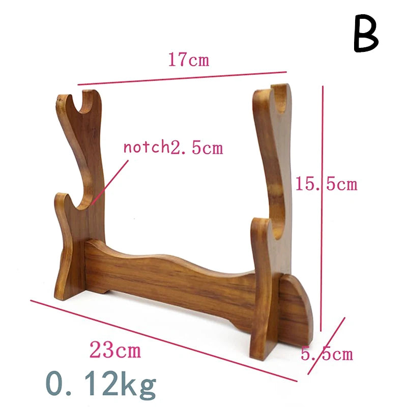 support rangement double bois massif épée trompette simple salon texture bois naturelle