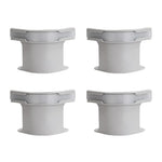supports drap adhésifs invisibles anti dérapants moderne pièces gris blanc fixations chambre coucher