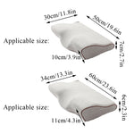 taie d'oreiller microfibre bleu foncé coussin ergonomique jacquard respectueux environnement