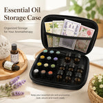 boîte rangement insuline huiles essentielles pochettes alcool seringues coton tige portable pratique noire