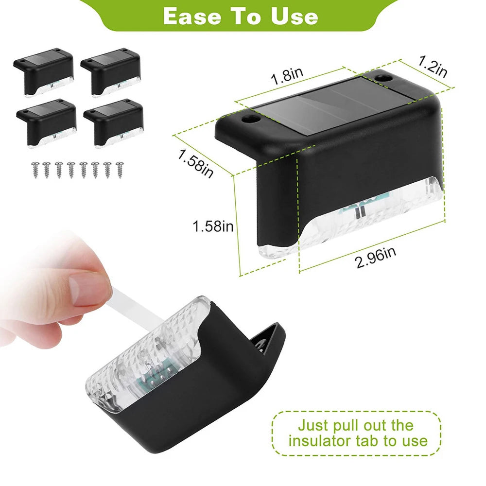 lumière solaire extérieure led moderne pièces noir vis autoinstallation jardin