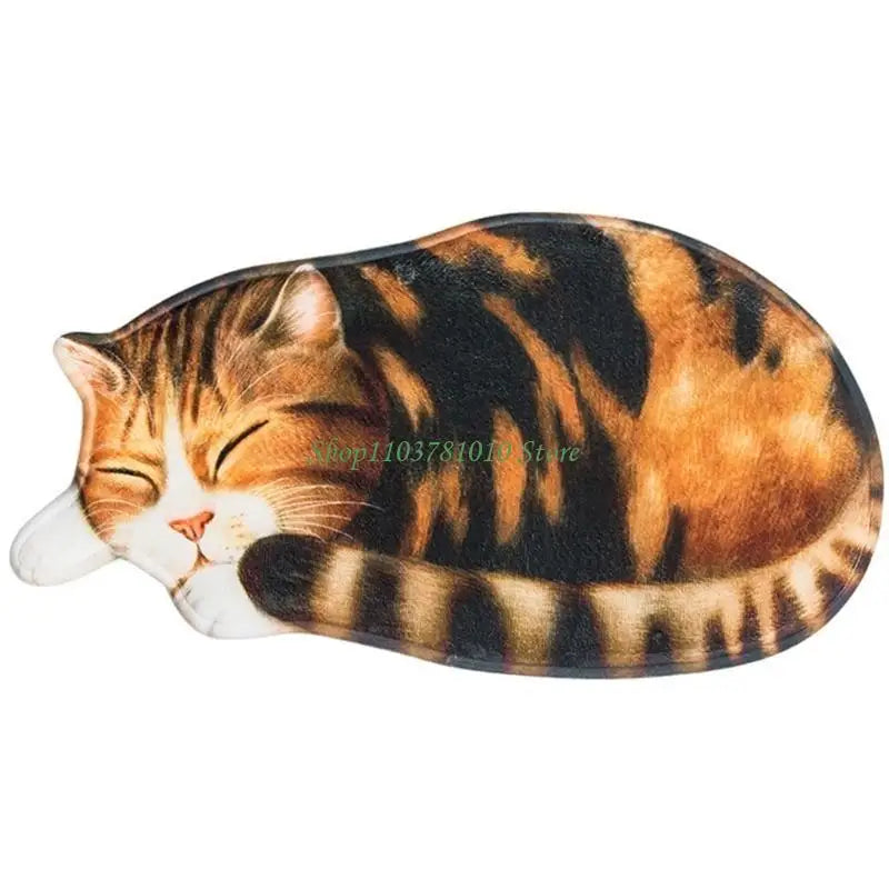 tapis antidérapant coussin rayures orange noir beige salle bain respectueux environnement