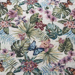 tissu chenille polyester opaque fleurs motifs peinture huile sofa coussin diyversible tablecloth nappe