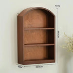 armoire murale bois naturel compartiments poignées métalliques tiroir blanc marron gris anthracite classique rustique