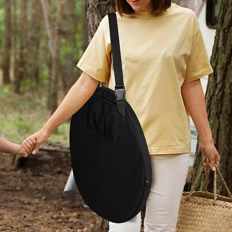 sac rangement oxford noir tente douche camping matériel outdoor