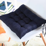coussin siège épais couleur solide moderne bleu royal rouge vif vert clair gris fixé