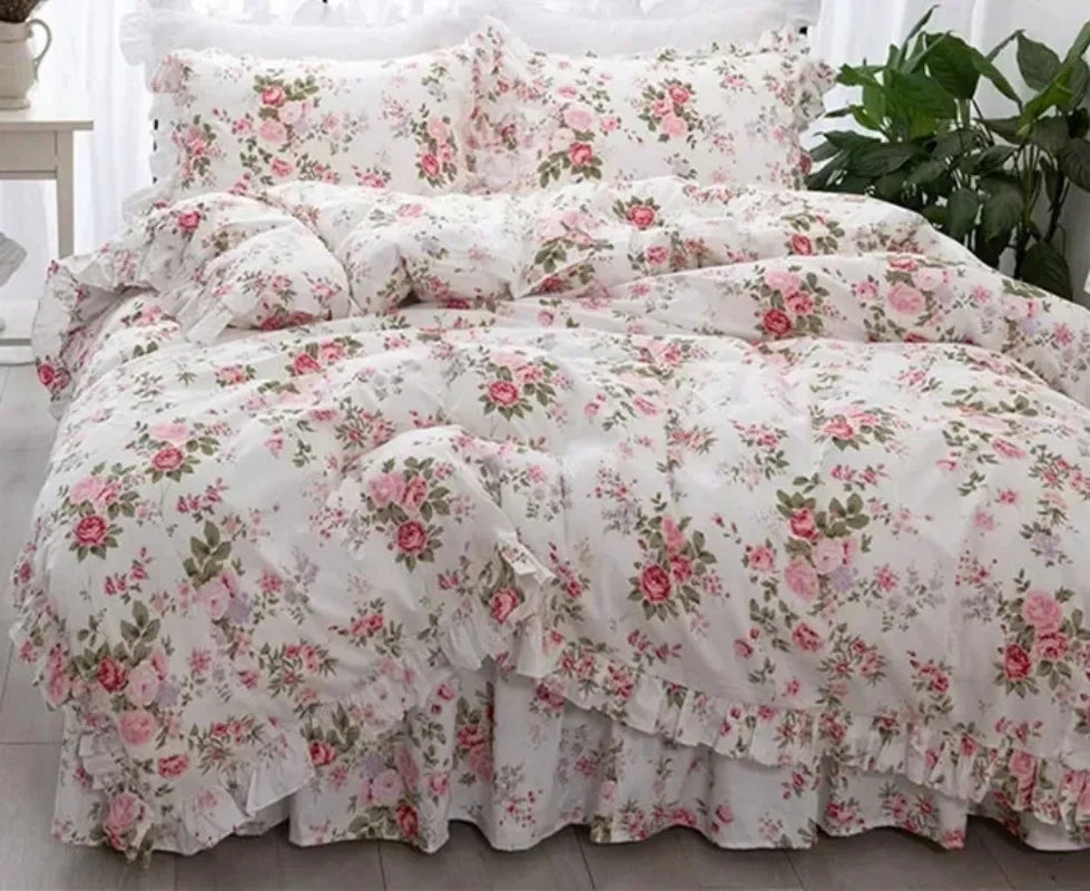Ensemble complet de literie avec housse de couette, drap et taies d'oreiller