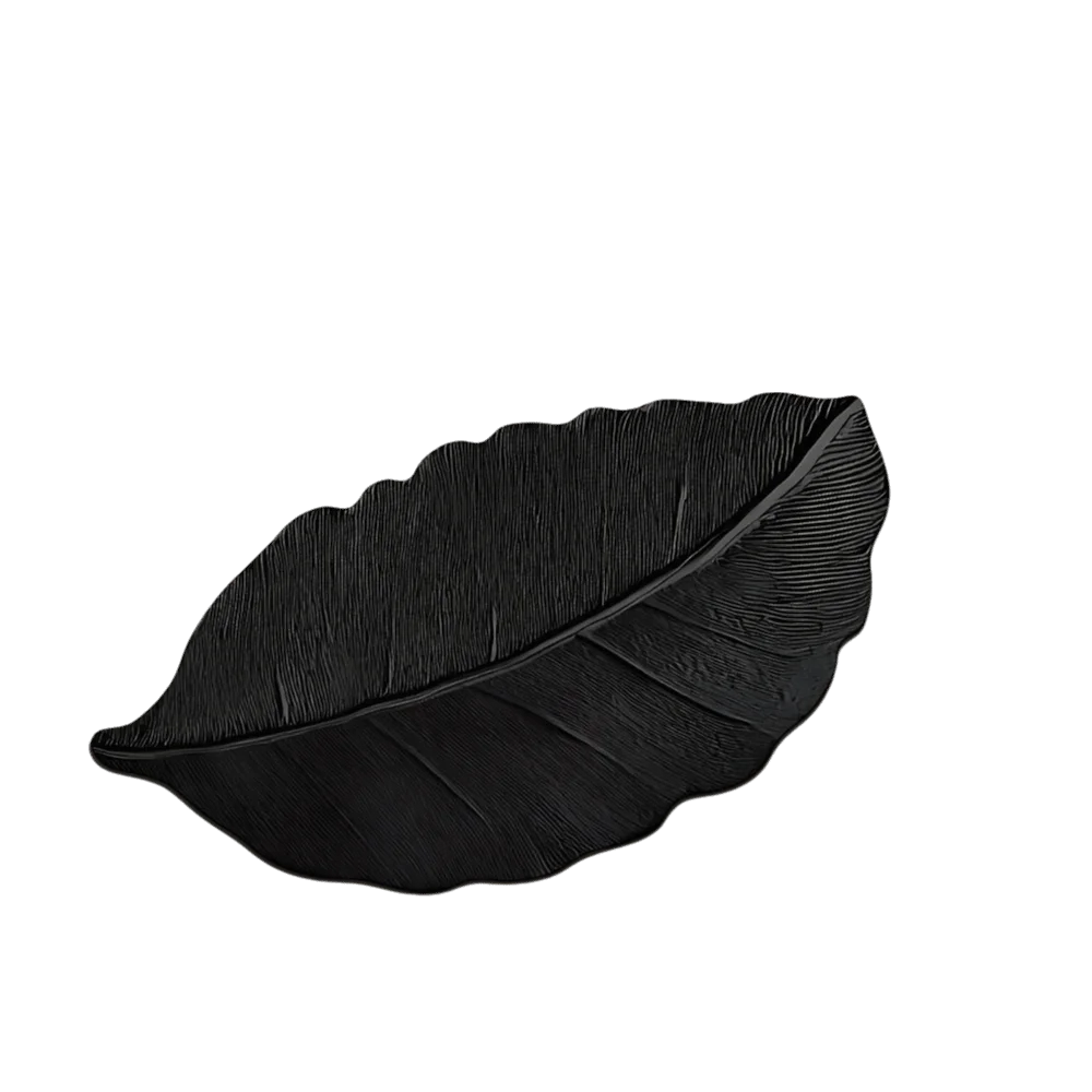 tapis feuille plante vert noir marron clair moderne naturel caoutchouc rapide absorbant doux
