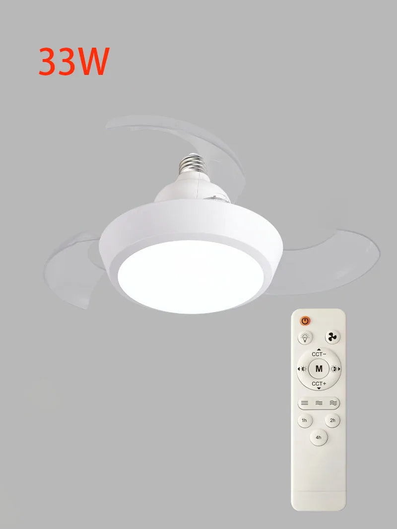 ventilateur moderne blanc lumière intégrée télécommande fixe led silencieux ambiance rechargeable certifications