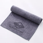 serviette sport microfibre absorption rapide vert bleu violet gris roseWSCS