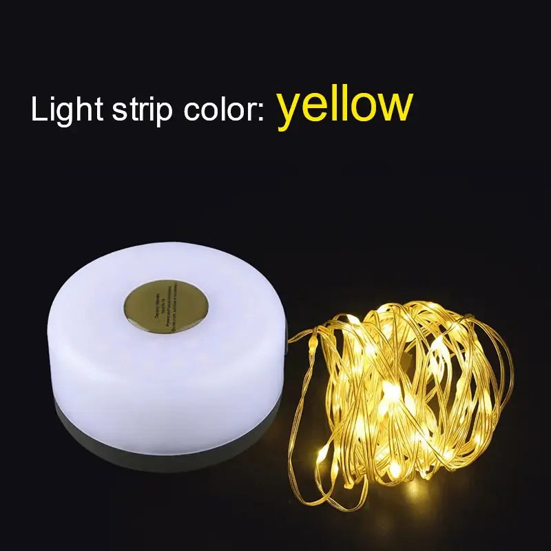 ruban lumineux led multicolore rechargeable 8m adhésif moderne camping mariage noël