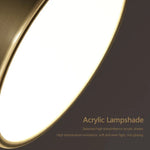 lampe moderne or noir rotative led 15 20 ampoules minimaliste