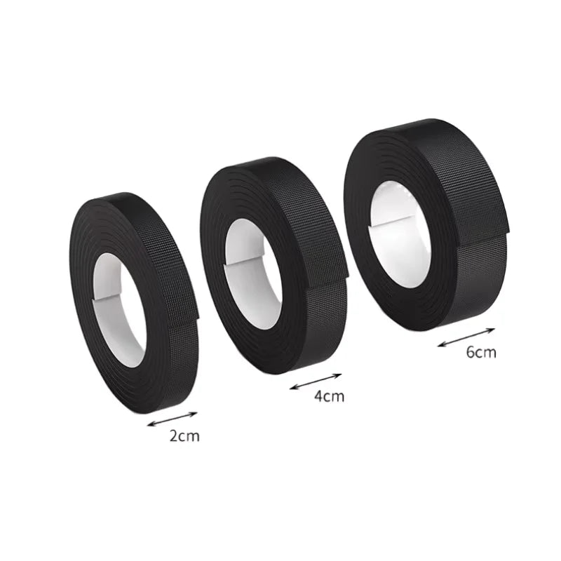 protège pieds adhésifs silicone texturé noir moderne mobilier tables chaises canapés protection sol maison