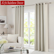 Rideau occultant beige pour salon et chambre moderne - Haute opacité 85% - Ombre Interieur