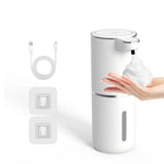 distributeur automatique savon noir blanc rechargeable tactile moderne minimaliste