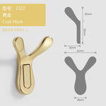 porte clés antlers or moderne porte sacs adhésif minimaliste zinc noir gris decoration mur