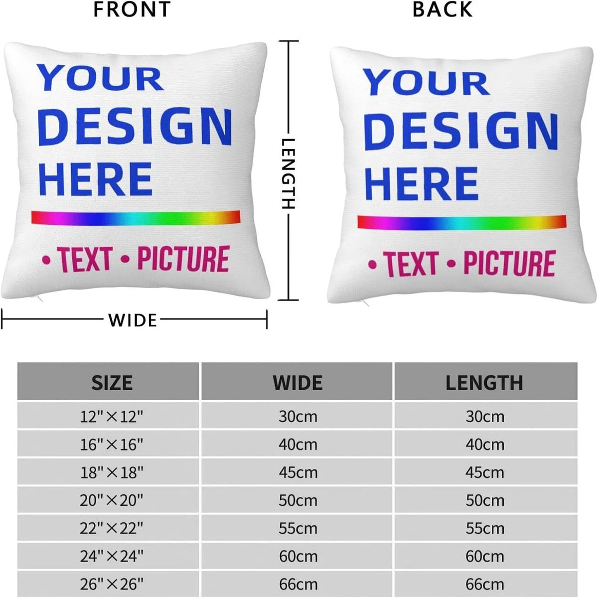coussin personnalisable photo chien texte machine laver blanc instructions minimaliste