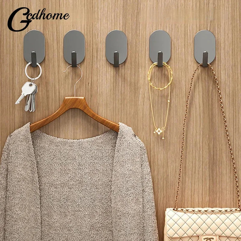 porte sacs vêtements clés bijoux téléphone adhésif moderne gris métallisé pièces rangement chambre salon