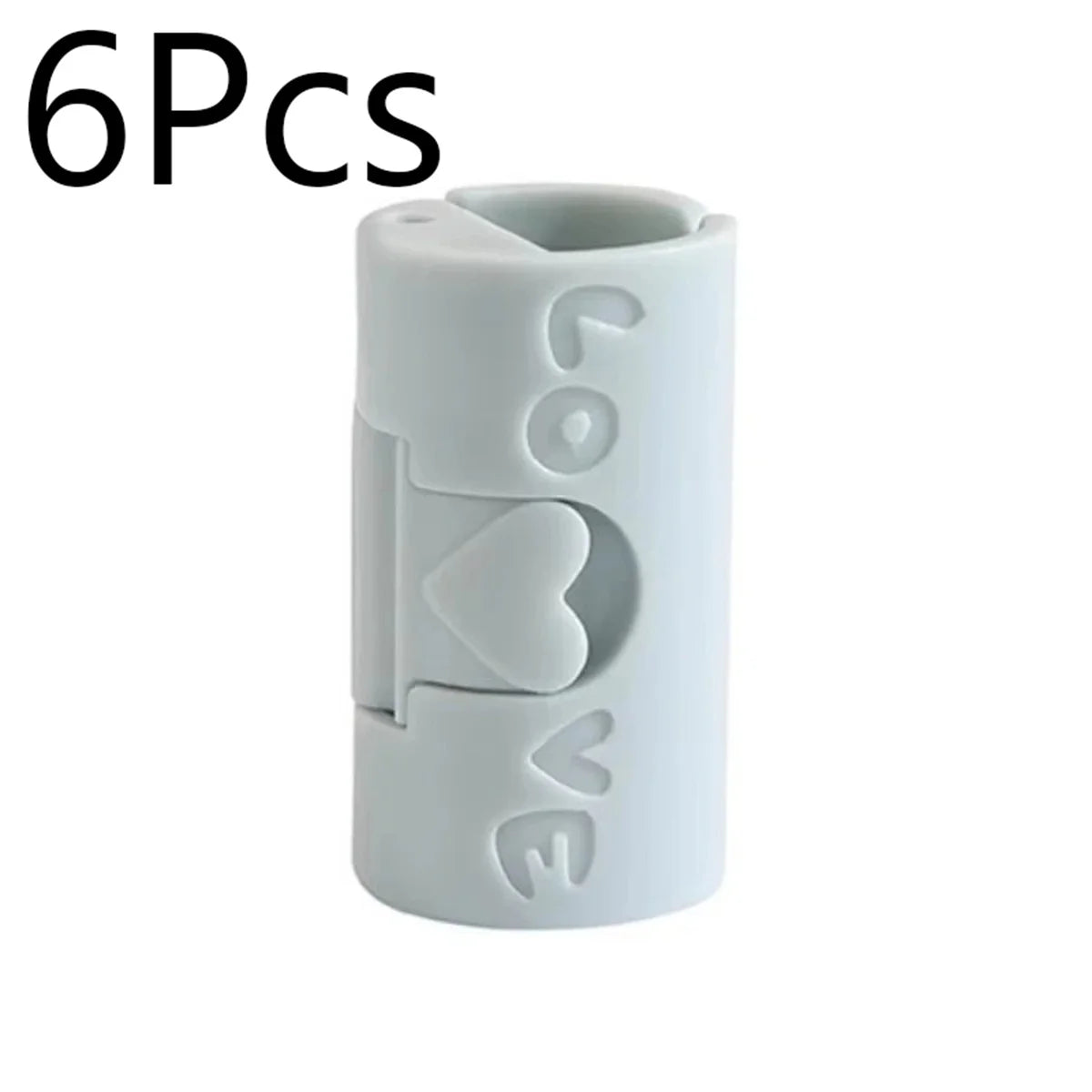 clips rangement adhésifs rose gris coeurs gravés modernes minimalistes 3pcs 6pcs 12pcs 18pcs