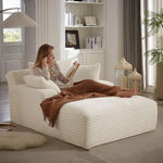 Canapé modulaire transformé en lit double