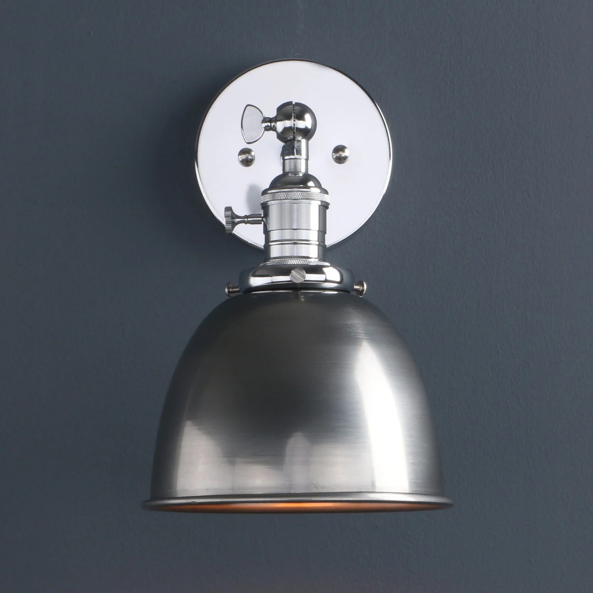 lampe murale industrielle blanc noir rouge vert twist switch mat opacité 17cm 21cm