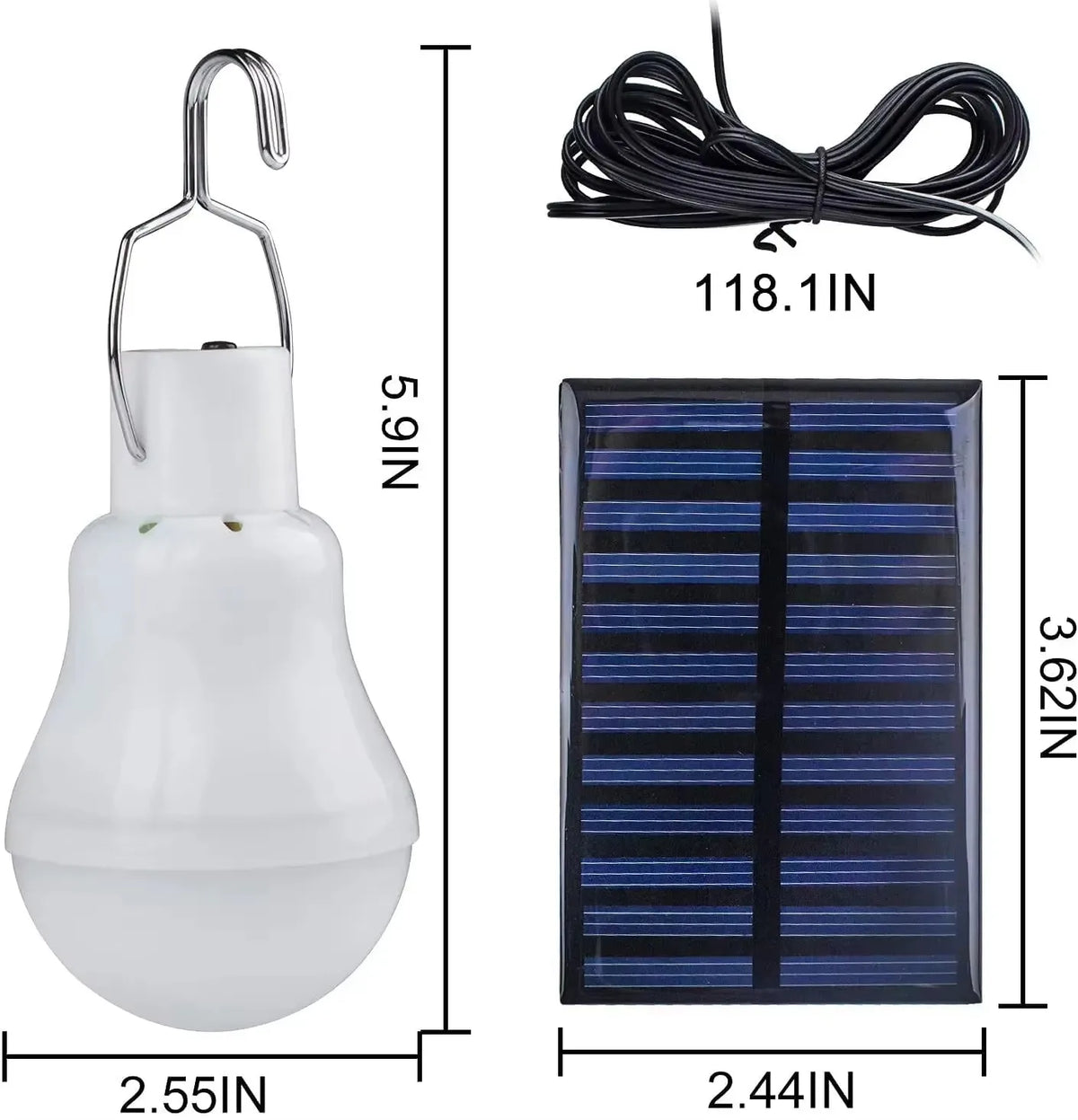 lampe solaire portable panneau solaire rechargeable usb télécommande éclairage camping urgence étanche ip65 abs