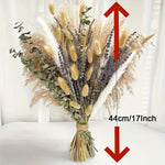 Bouquet fleurs séchées naturel varié rustique décoration maison anniversaire fêtes