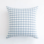taies d'oreiller bleu clair plaid carreaux moderne polyester 30x50 45x45 cm coussins décoratifs