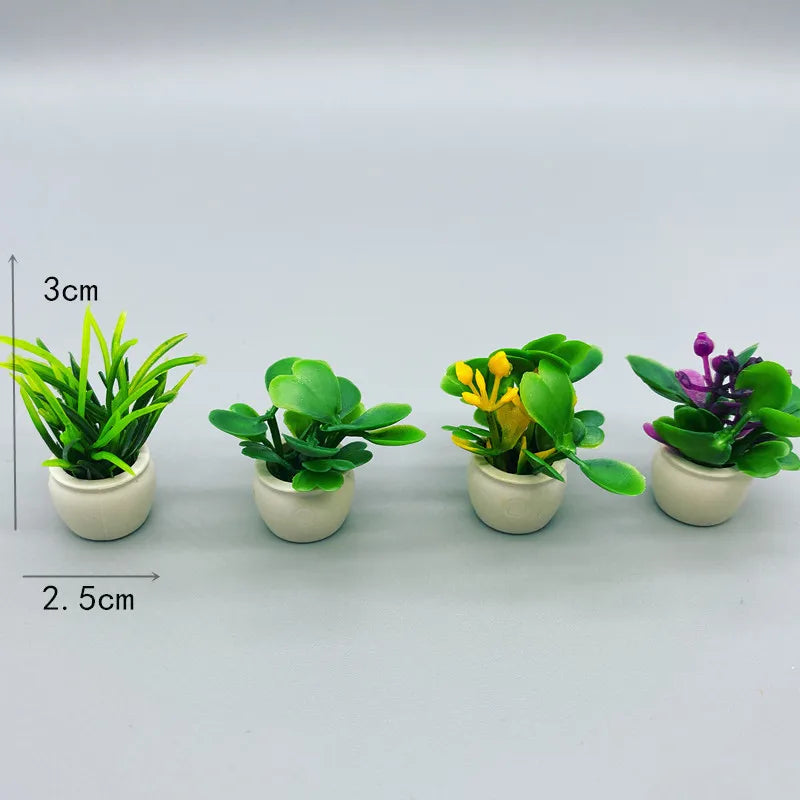étagère plante moderne mini pots bois blanc succulentes ornement verdureintérieur